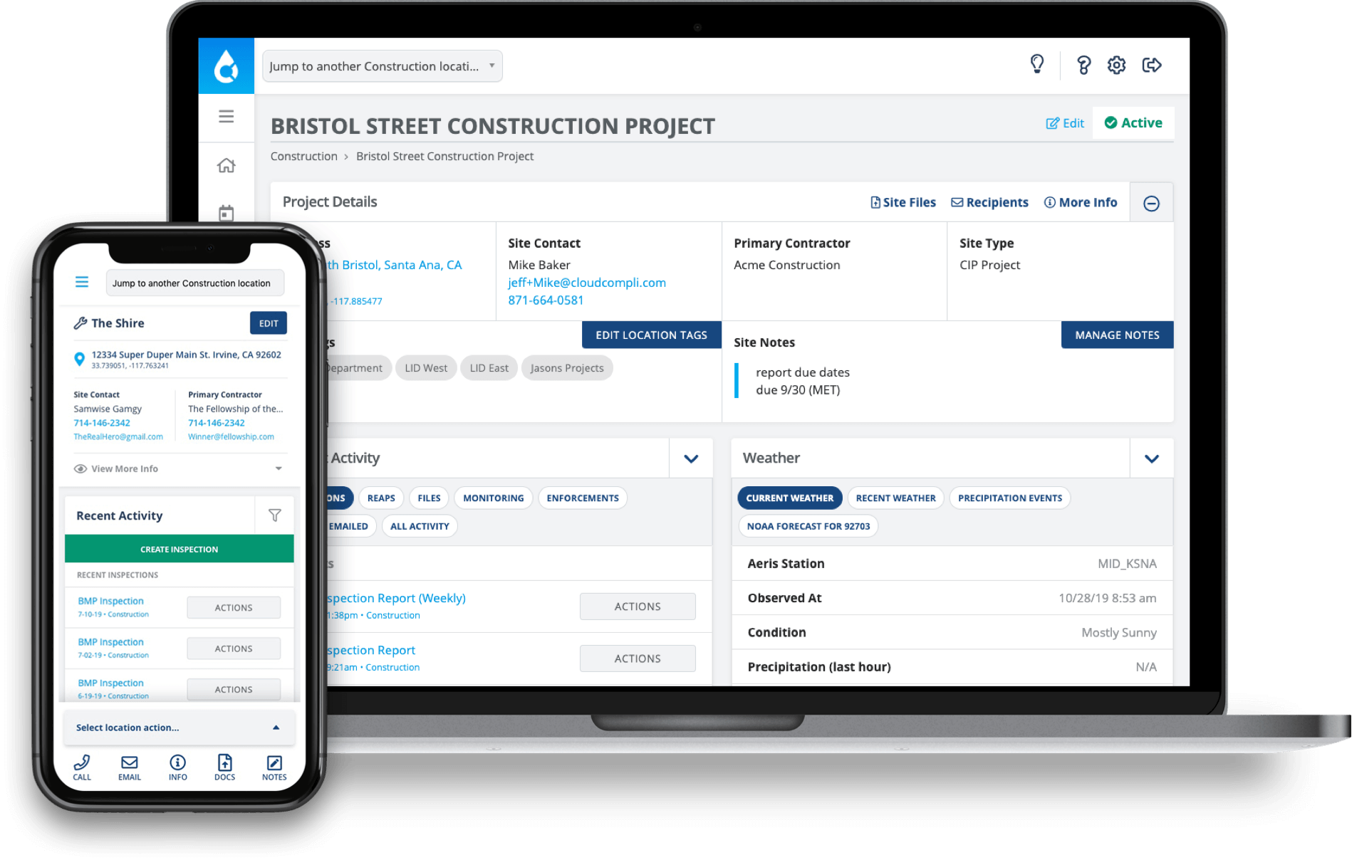 Offline SWPPP Inspections Software with CloudCompli